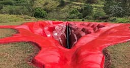 Une sculpture de vulve géante crée la controverse au Brésil